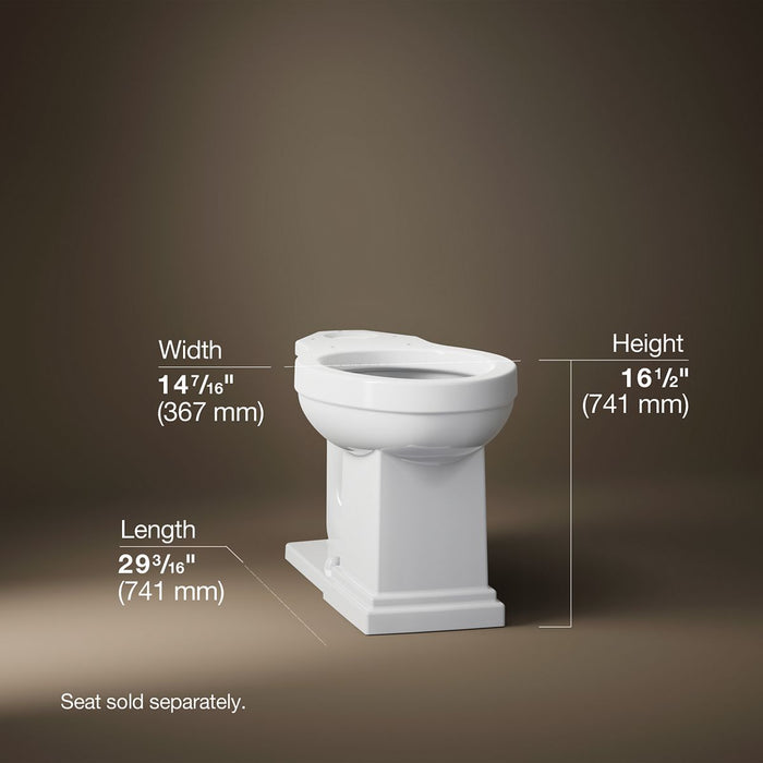 KOHLER Tresham Elongated toilet bowl