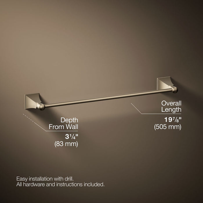KOHLER Memoirs 18" towel bar