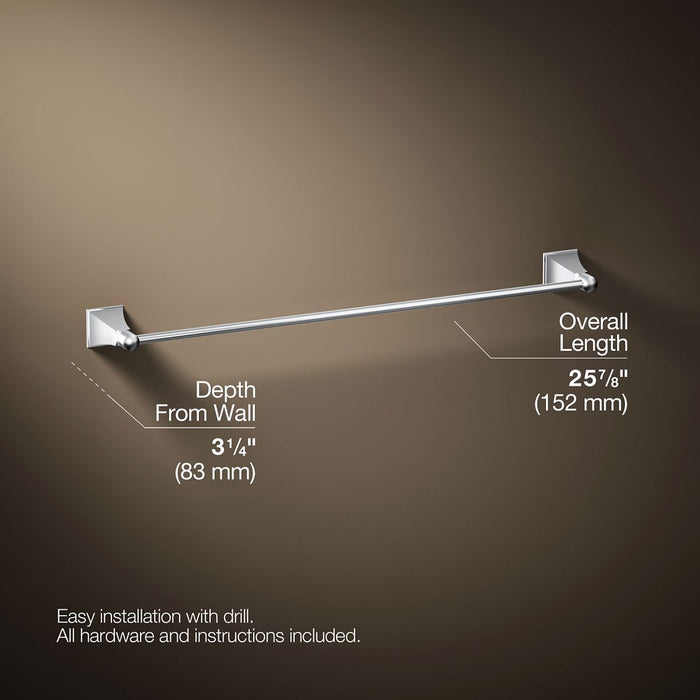 KOHLER Memoirs 24" towel bar