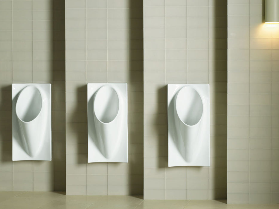 KOHLER K-4918 Steward Half-stall Waterless Urinal