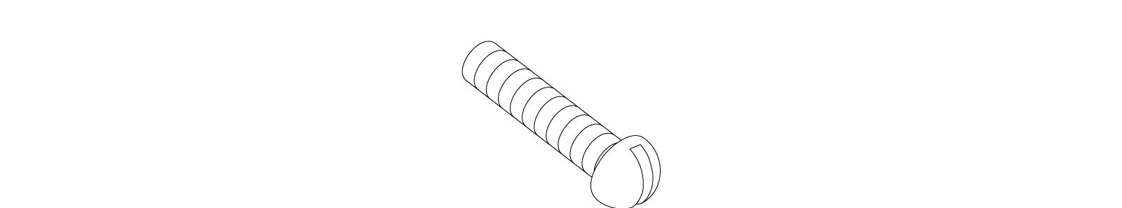 KOHLER K-49897-BC Lifter Adj. Screw 10 - 24 Slotted Round