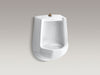 KOHLER K-4989-T Freshman Siphon-jet half-stall 1.0 gpf urinal, top spud