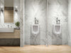 KOHLER K-4991-ETSS Bardon High-Efficiency Urinal (HEU), washout, wall-hung, 0.125 gpf to 1.0 gpf, top spud, antimicrobia