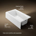 KOHLER K-506 Mendota 60" x 32" alcove bath, right drain