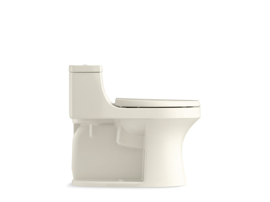 KOHLER San Souci One-piece compact elongated toilet with concealed trapway, 1.28 gpf