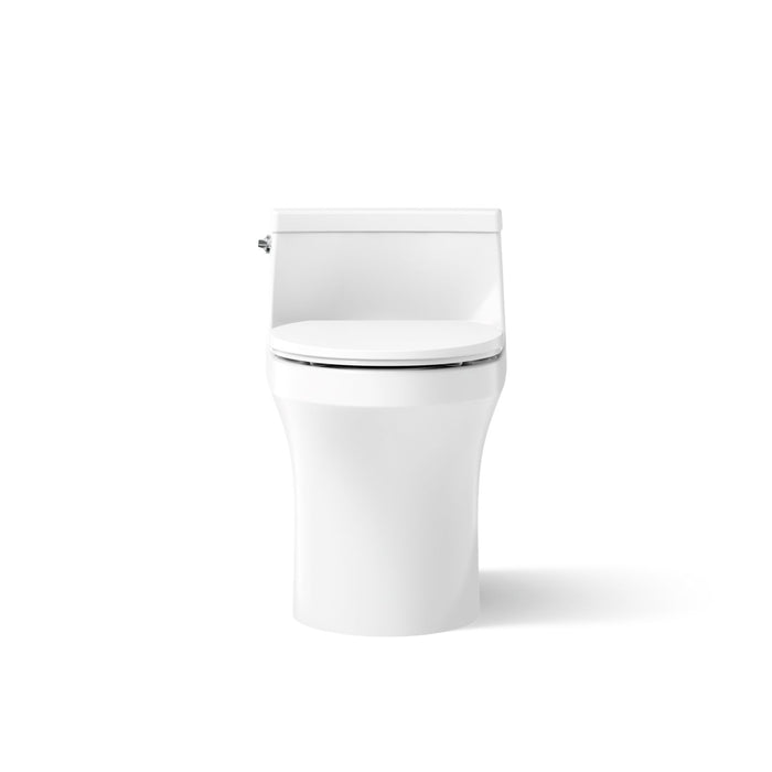 KOHLER K-5172-HC San Souci Hidden cord one-piece compact elongated toilet with concealed trapway, 1.28 gpf toilet