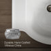Kohler Veer 21" rectangular pedestal bathroom sink