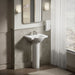 Kohler Veer 21" square pedestal bathroom sink