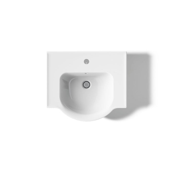 KOHLER K-5247-1 Veer 21" rectangular pedestal bathroom sink
