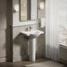 Kohler Veer 24" square pedestal bathroom sink
