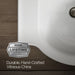 Kohler Veer 24" square pedestal bathroom sink