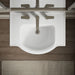 Kohler Veer 24" square pedestal bathroom sink