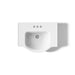 KOHLER K-5248-4 Veer 24" square pedestal bathroom sink