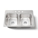 Kohler Verse 33" top-mount double-bowl kitchen sink
