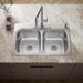 KOHLER K-5267-4 Verse 33" top-mount double-bowl kitchen sink