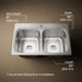 KOHLER K-5267-1 Verse 33" top-mount double-bowl kitchen sink