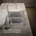 KOHLER K-5267-1 Verse 33" top-mount double-bowl kitchen sink