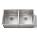 KOHLER Strive 32" undermount double-bowl kitchen sink with accessories