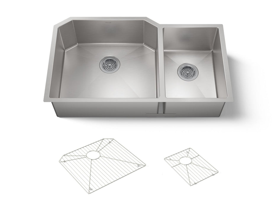 KOHLER K-5282 Strive 35-1/2" undermount double-bowl kitchen sink