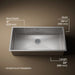 KOHLER K-5283 Strive 35" undermount single-bowl kitchen sink