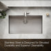 KOHLER Strive 32" undermount single-bowl kitchen sink with accessories