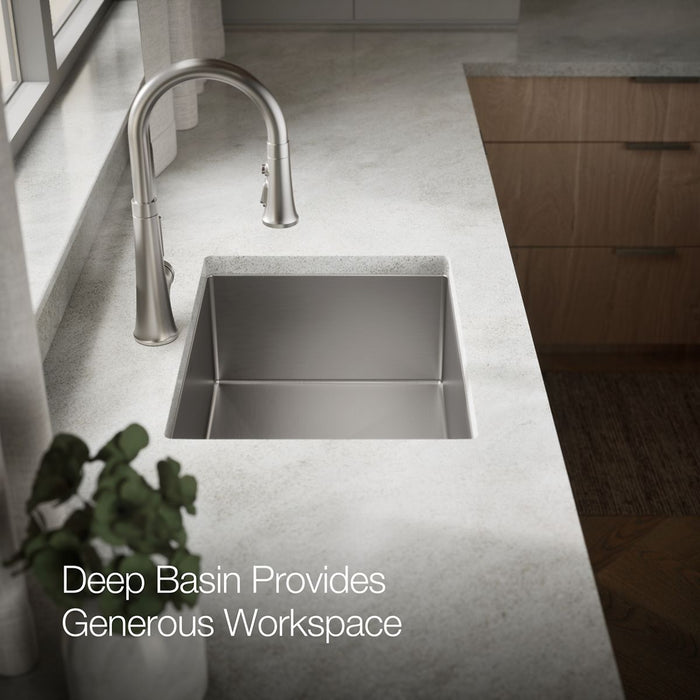 KOHLER Strive 24" undermount single-bowl kitchen sink