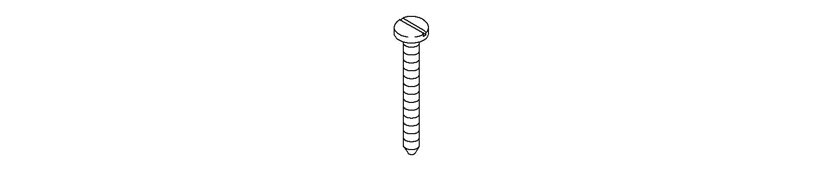 KOHLER K-52971 Screw, Tapping 8 X 1.5