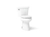 KOHLER K-5298 Highline Two-piece elongated toilet, 1.0 gpf, white
