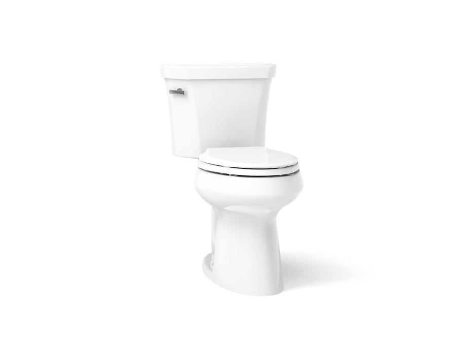 KOHLER K-5298 Highline Two-piece elongated toilet, 1.0 gpf, white