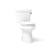 KOHLER K-5298-RA Highline Two-piece elongated toilet, 1.0 gpf, white - view 5