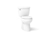 KOHLER K-5310 Cimarron Two-piece elongated toilet with skirted trapway, 1.28 gpf