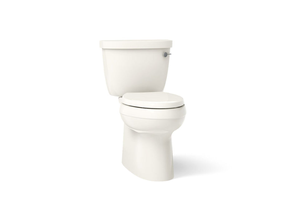 KOHLER K-5310-RA Cimarron Two-piece elongated toilet with skirted trapway, 1.28 gpf, biscuit