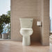 KOHLER K-5310-RA Cimarron Two-piece elongated toilet with skirted trapway, 1.28 gpf, biscuit - view 5