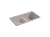 KOHLER K-5312 Iron/Tones Smart Divide 33" top-/undermount double-bowl kitchen sink