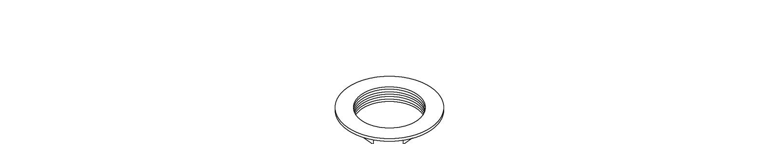 KOHLER K-53376 Nut, 3.062-14Ns-2B