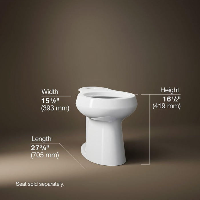KOHLER Highline Round-front toilet bowl