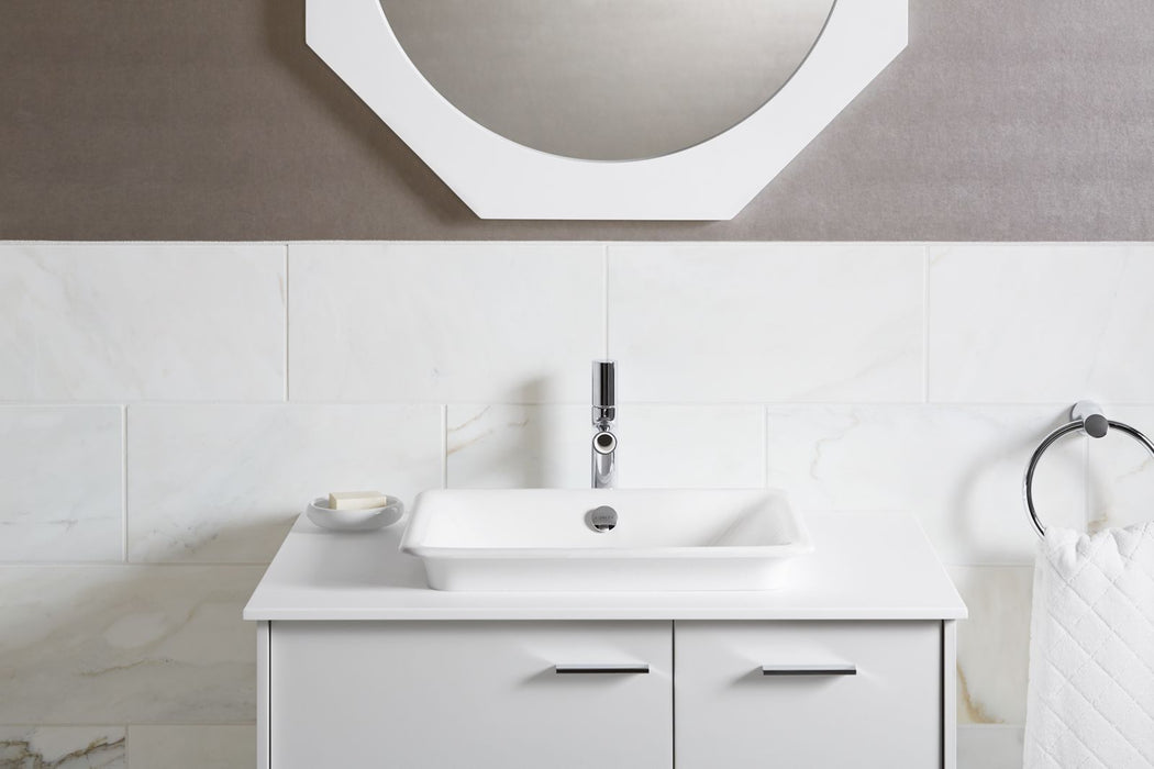 KOHLER K-5400-B Iron Plains 18-1/2" rectangular vessel bathroom sink