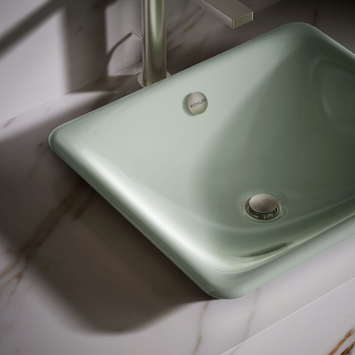 KOHLER K-5400-PAG Iron Plains 18-1/2" rectangular vessel bathroom sink