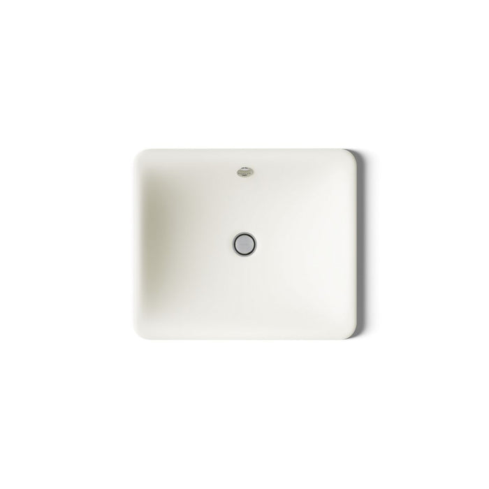 KOHLER Iron Plains 18-1/2" rectangular drop-in/undermount bathroom sink
