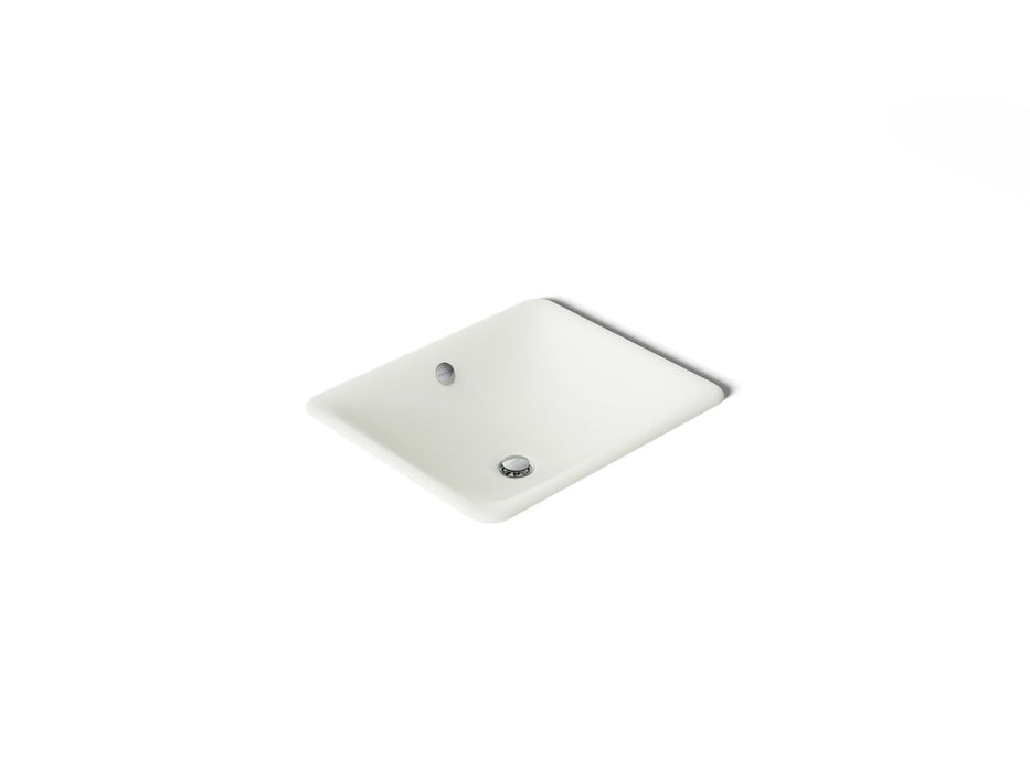 KOHLER Iron Plains 18-1/2" rectangular drop-in/undermount bathroom sink