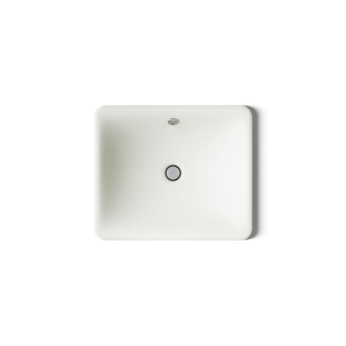 KOHLER Iron Plains 18-1/2" rectangular drop-in/undermount bathroom sink