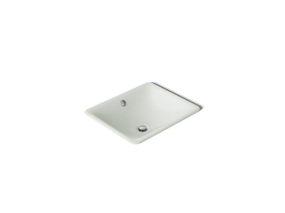 KOHLER Iron Plains 18-1/2" rectangular drop-in/undermount bathroom sink