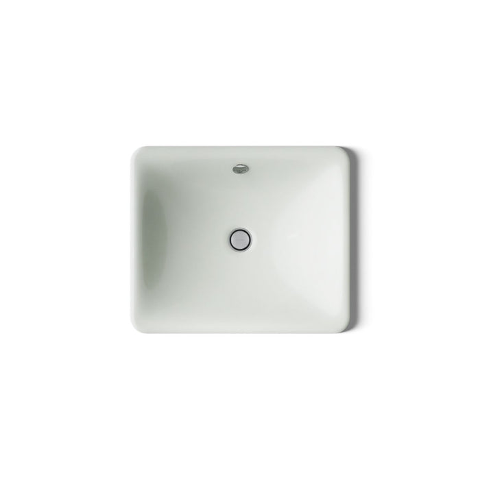 KOHLER Iron Plains 18-1/2" rectangular drop-in/undermount bathroom sink