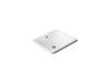 KOHLER K-5400-W Iron Plains 18-1/2" rectangular vessel bathroom sink