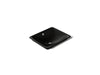 KOHLER K-5400-P5 Iron Plains 18-1/2" rectangular vessel bathroom sink, black black