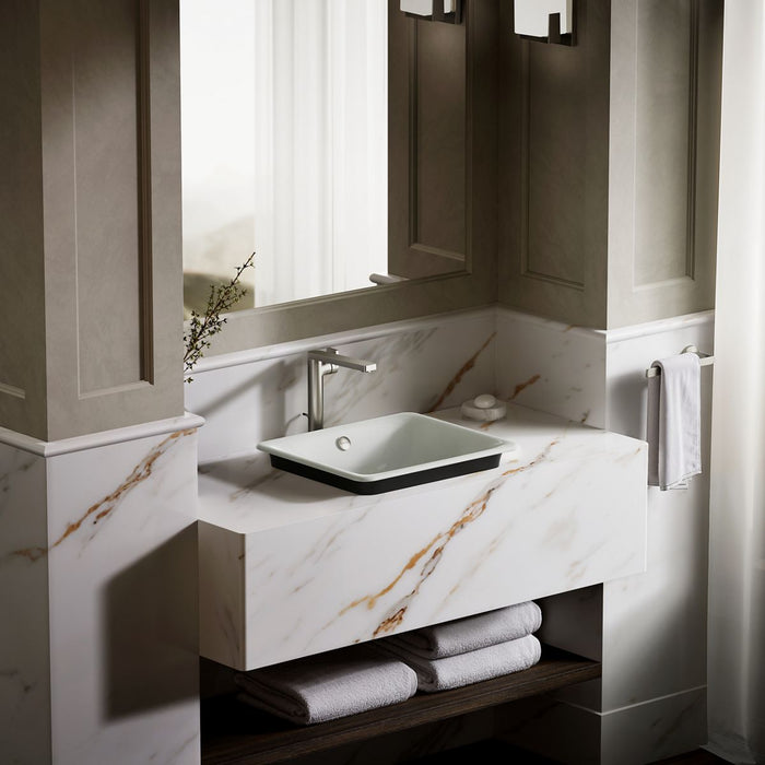 Kohler Iron Plains 18-1/2" rectangular vessel bathroom sink