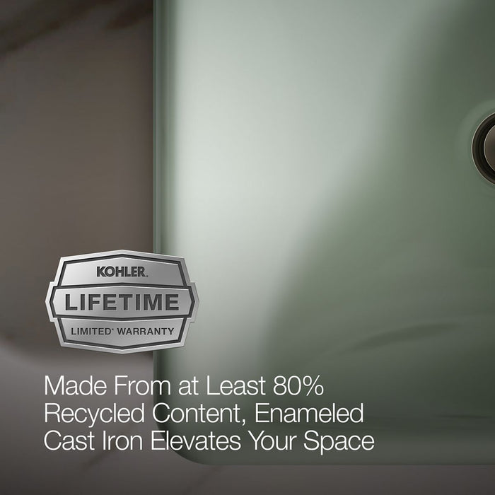 Kohler Iron Plains 18-1/2" rectangular vessel bathroom sink