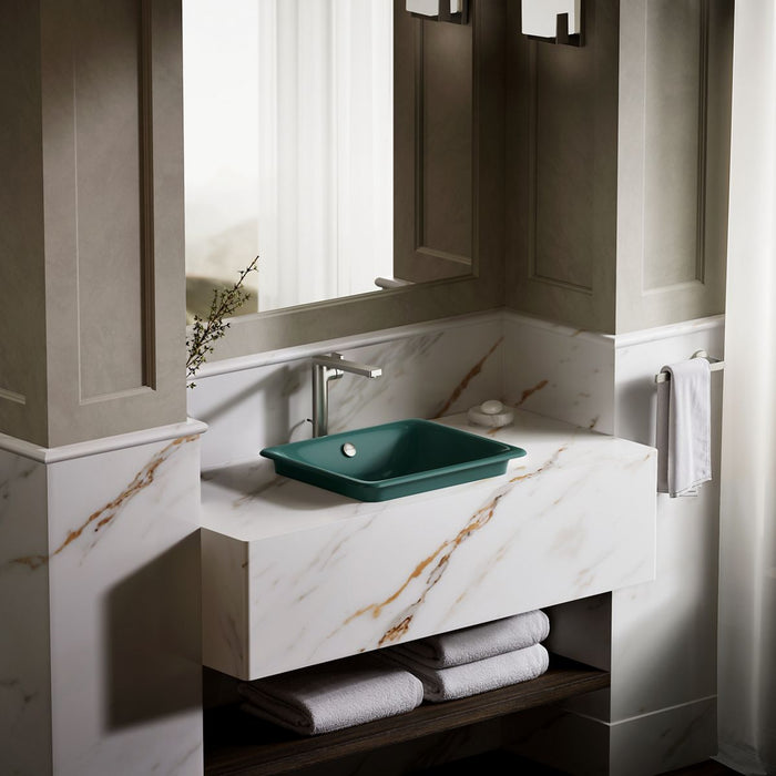 Kohler Iron Plains 18-1/2" rectangular vessel bathroom sink