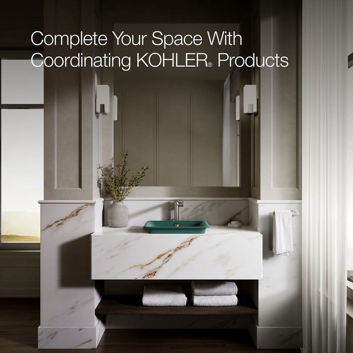Kohler Iron Plains 18-1/2" rectangular vessel bathroom sink