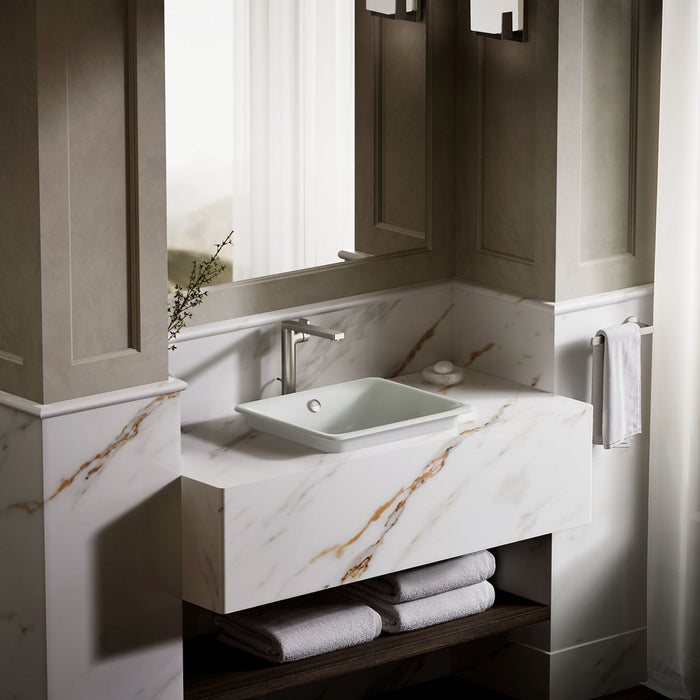 Kohler Iron Plains 18-1/2" rectangular vessel bathroom sink